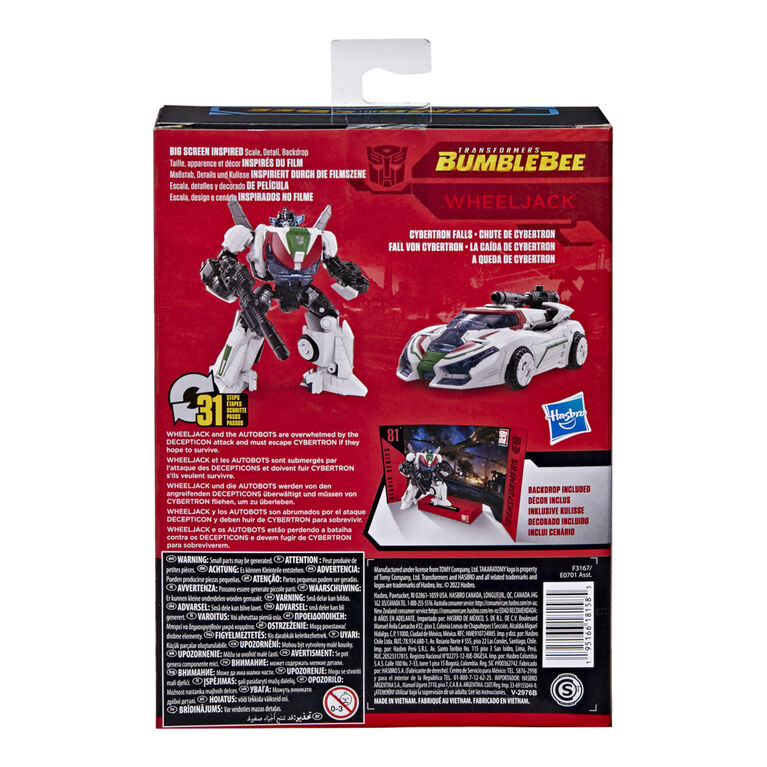 Transformers Toys Studio Series 81 Deluxe Transformers: Bumblebee Wheeljack