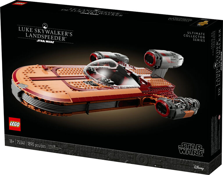 LEGO Star Wars Luke Skywalker's Landspeeder 75341 Building Kit (1,890 Pieces)