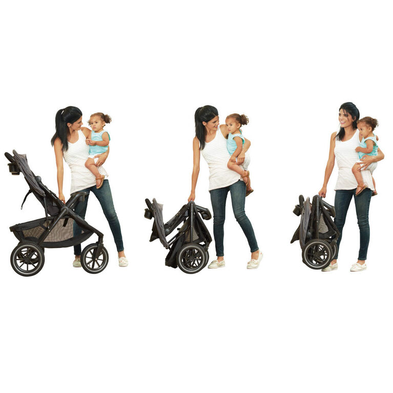 Evenflo Folio3 Stroll and Jog Travel System with LiteMax 35 Infant Car