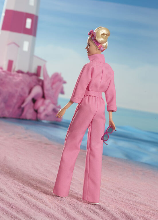 Barbie The Movie Collectible Doll, Margot Robbie as Barbie in Pink Power Jumpsuit