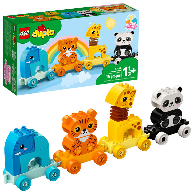 LEGO DUPLO Le train des animaux 10955 (15 pièces)