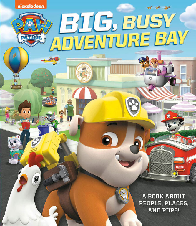 Big, Busy Adventure Bay: A Book About People, Places, and Pups! (PAW Patrol) - Édition anglaise