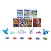 Bakugan Evolutions, Dragonoid and Sluggler Battle Strike Pack, Includes 6 Bakugan Action Figures, 9 Trading Cards and 8 BakuCores