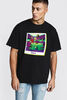 Goosebumps-Skeleton Family- Black T-Shirt
