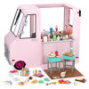 Sweet Stop Ice Cream Truck, Camion de glaces pour poupées - rose