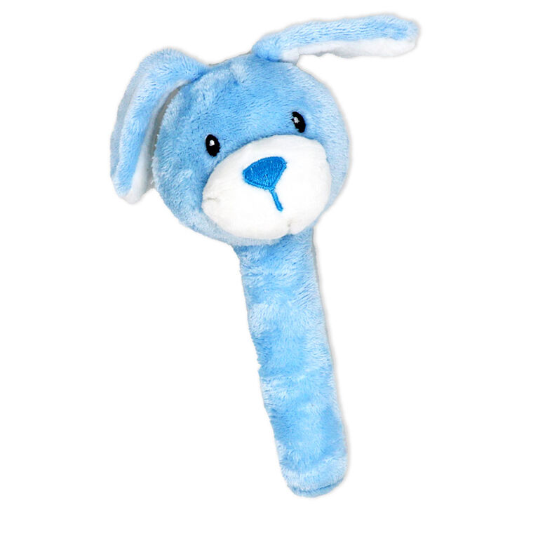 Bab & Tot Plush stacking activity toy: Blue Dog