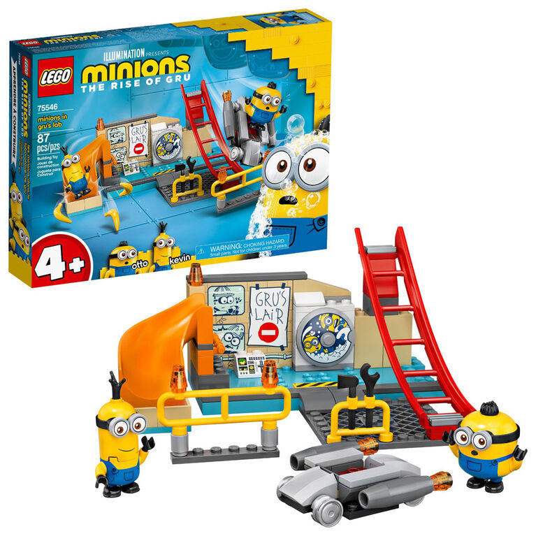 LEGO Minions Les Minions dans le laboratoire de Gru 75546 (87 pièces)