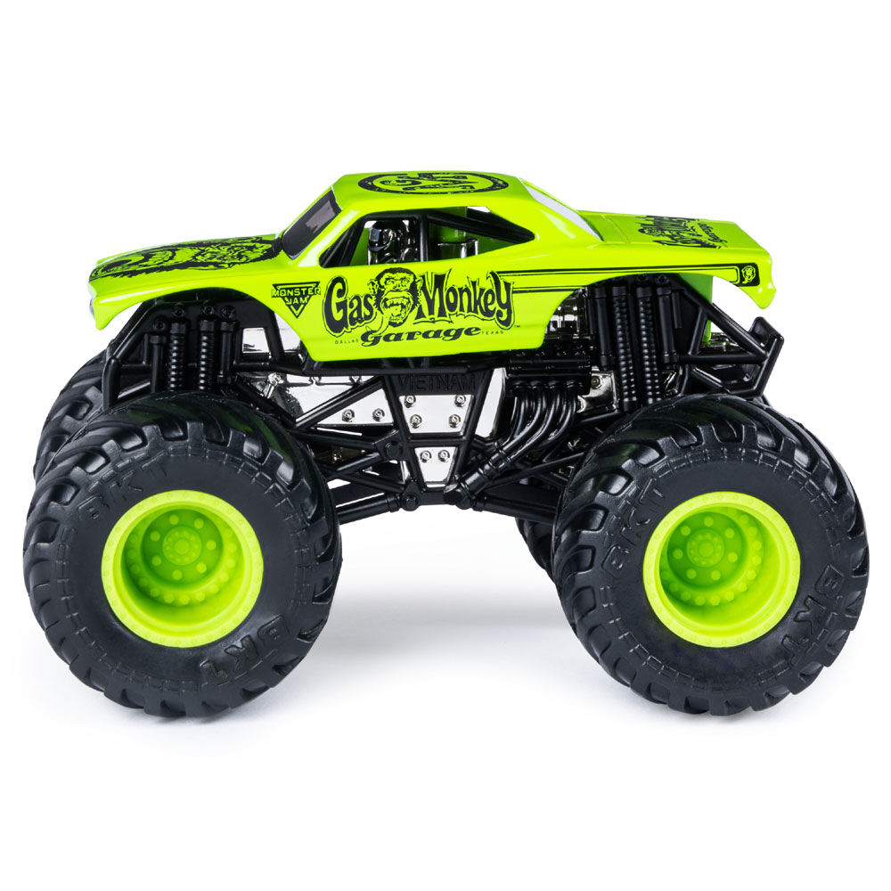 Monster Jam Official Brodozer vs. Gas Monkey Die Cast Monster Trucks 1 64 Scale 2 Pack Toys R Us Canada