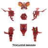 Bakugan GeoForge Dragonoid, 7-in-1 Includes Exclusive True Metal Dragonoid and 6 Geogan Bakugan Collectibles