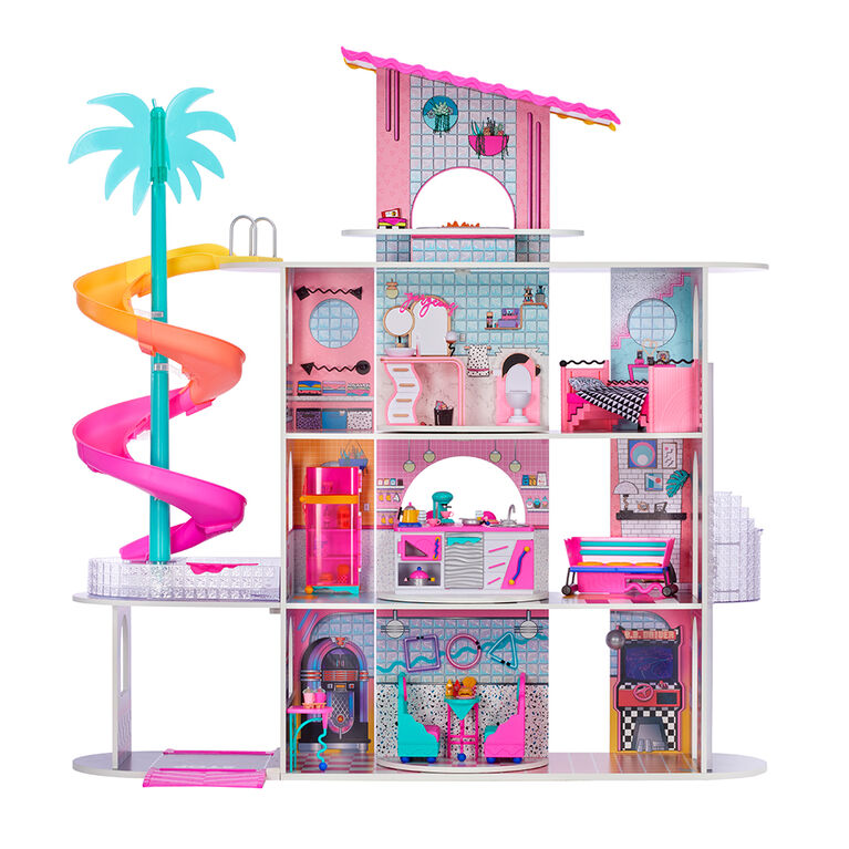 LOL Surprise OMG House of Surprises - New Real Wood Doll House with 85+ Surprises