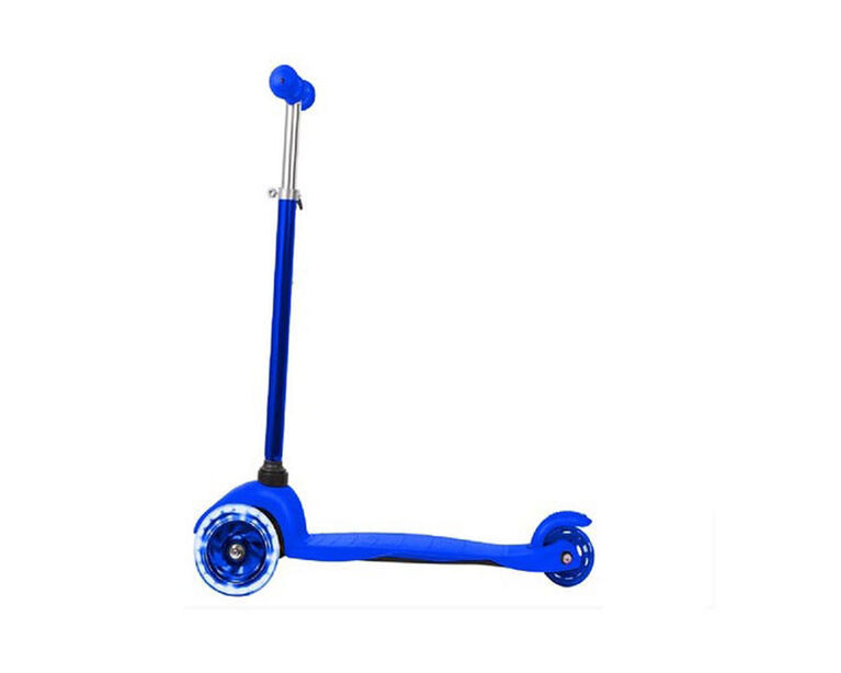 Trottinette Rugged Racer Mini Deluxe à 3 roues - Bleu foncé - Édition anglaise