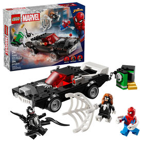 LEGO Marvel Spider-Man vs. Venom Muscle Car Toy - with Spider-Man, Venom, and Spider-Woman Minifigures - 76309