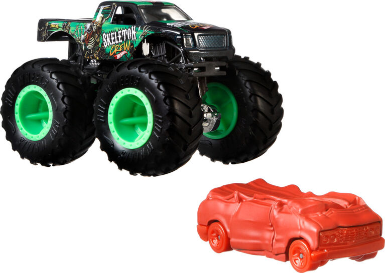 Hot Wheels Monster Trucks - V&eacute;hicules &agrave; &eacute;chelle 1:64, coffret de 2