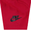 Nike French Terry Short Set - Black and Red Heather