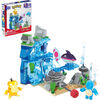 MEGA Pokémon Aquatic Adventure Building Toy Kit, with 3 Action Figures (319 Pieces) for Kids