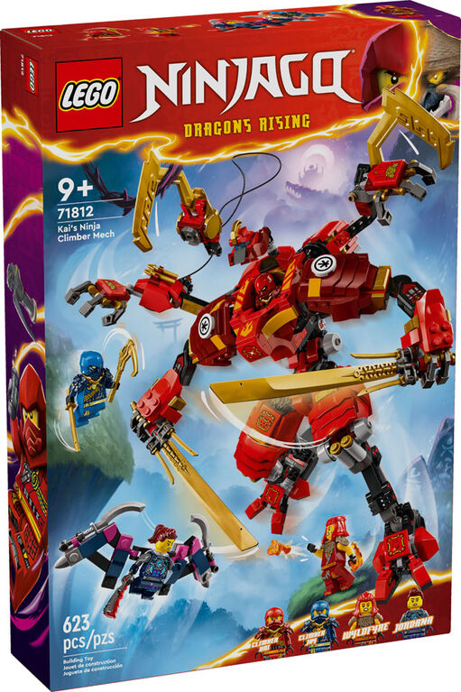 LEGO NINJAGO Kai's Ninja Climber Mech Ninja Gift Toy Set 71812