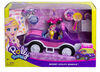 Polly Pocket Doll and SUV Vehicle