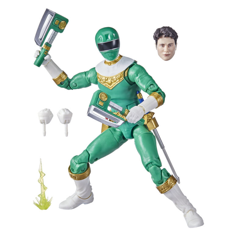 Power Rangers Lightning Collection, figurine de Zeo IV Ranger vert avec accessoires