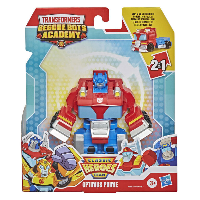 Playskool Heroes Transformers Rescue Bots Academy, figurine Heroes Team Optimus Prime