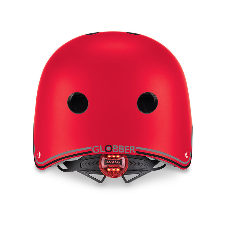 Casque Globber Avec Lumiere - Rouge