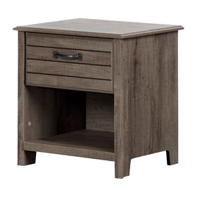 Ulysses 1-Drawer Nightstand Fall Oak