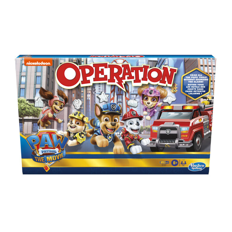 Operation Game: Paw Patrol The Movie Edition Board Game | Us Canada