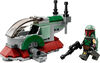LEGO Star Wars Boba Fett's Starship Microfighter 75344 Building Toy Set (85 Pcs)