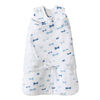 HALO SleepSack Swaddle - Micro Fleece - Blue Bowties - Small