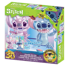 Disney Stitch 500Pc Double Sided 24X18 Puzzle