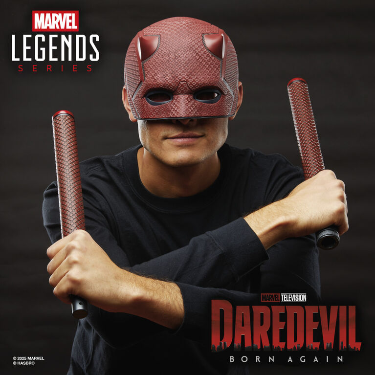 Marvel Legends Series Daredevil: Born Again Premium Roleplay Mask and Billy Club Marvel Legends Series Daredevil: Born Again Premium Roleplay Mask and Billy Club
