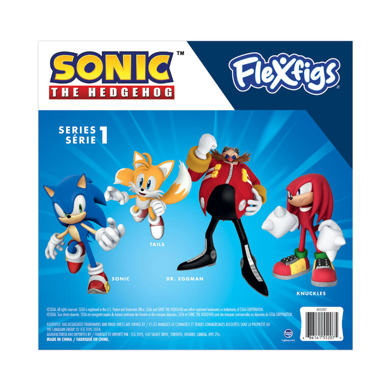 Flexfigs - Sega Sonic The Hedgehog & Friends 4-Pack (Series 1)