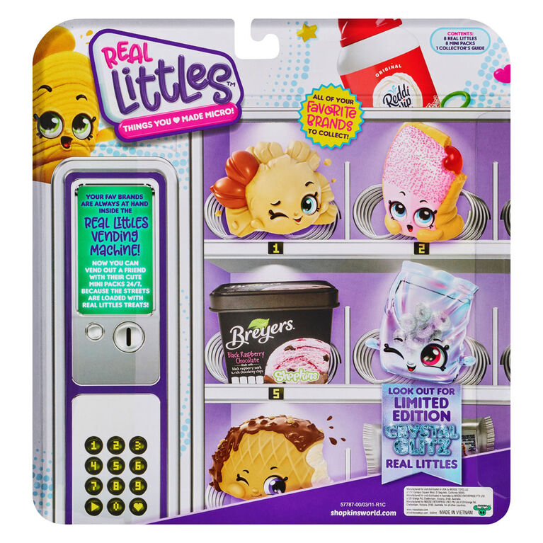 Shopkins Distributeur Automatique Real Littles - Paquet De 8 du Collectionneur