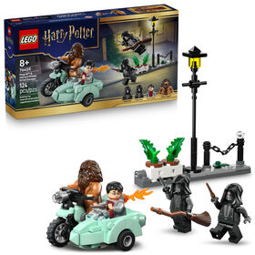 LEGO Harry Potter L'&Eacute;vasion de Privet Drive de Hagrid et Harry - Ensemble de Construction - Jouet de Moto - 76459