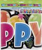 Happy Birthday Giant Banner 4.5ft - English Edition