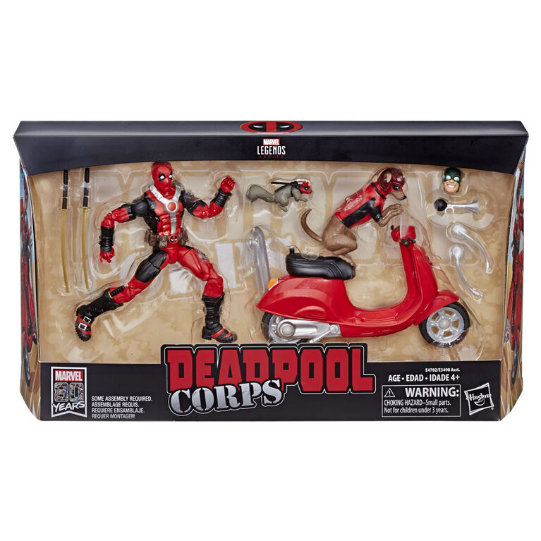 Série Marvel Legends - Figurine Deadpool de 15 cm avec Scooter.