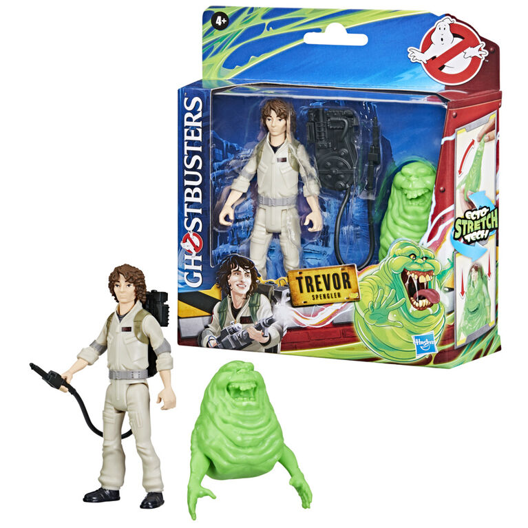 Ghostbusters Fright Features Trevor Spengler 5-Inch Collectible Action figure with Ecto-Stretch Tech Slimer Accessory