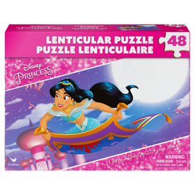Disney Princess, Puzzle lenticulaire 3D de 48 pièces