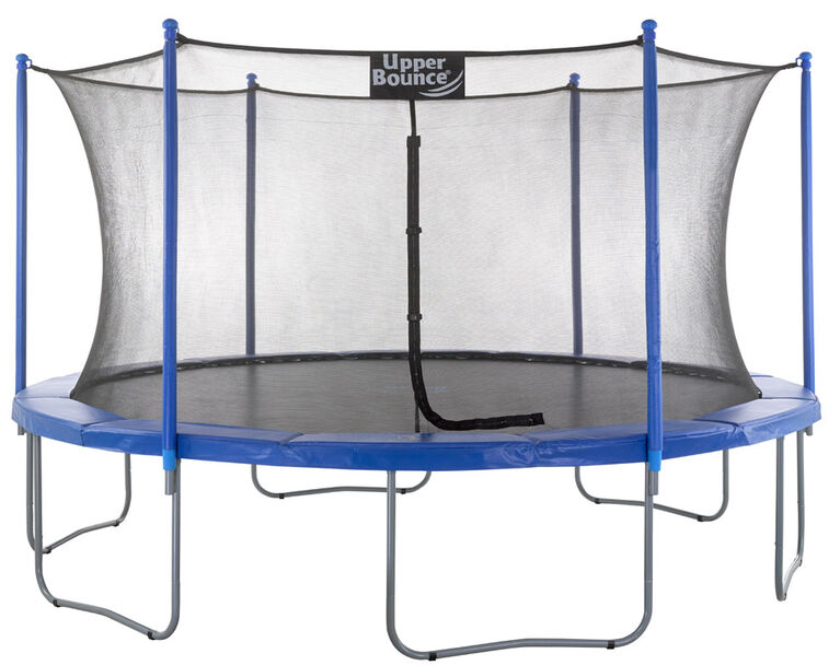 Upper Bounce 14 FT. Trampoline & Enclosure Set equipped with the New "EASY ASSEMBLE FEATURE" 