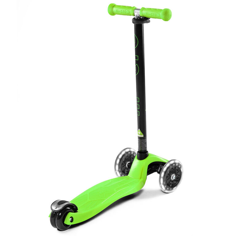 Micro Scooters Maxi Micro Classic Led Kickboard Green - R Exclusive