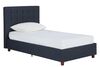 DHP Emily Upholstered Twin Bed - Navy
