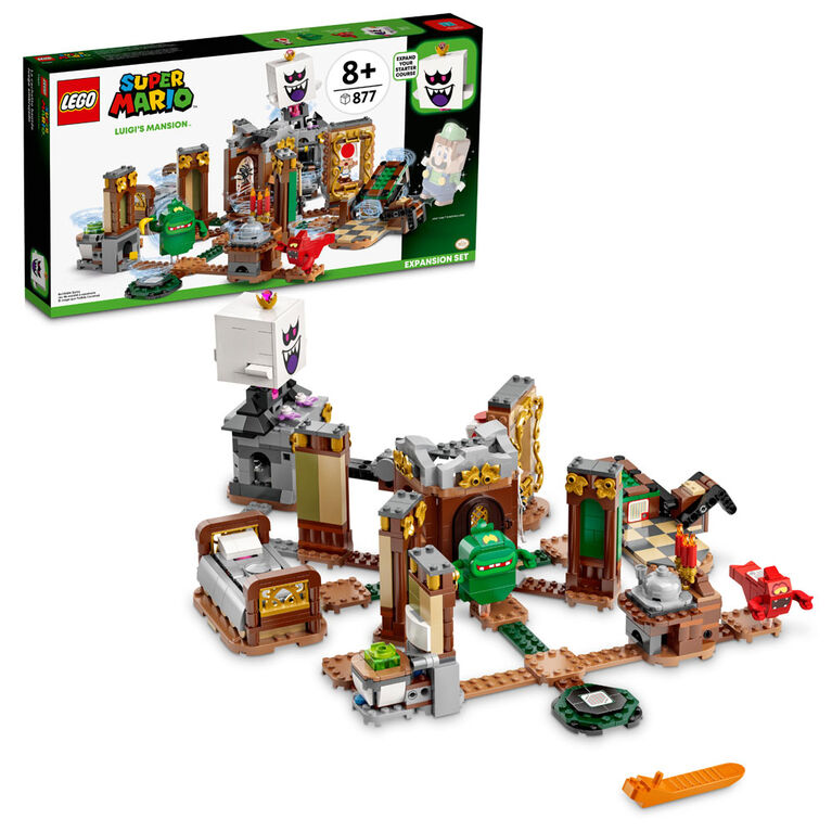 LEGO Super Mario Ensemble d'extension La cachette hantée de Luigi's Mansion 71401 (877 pièces)