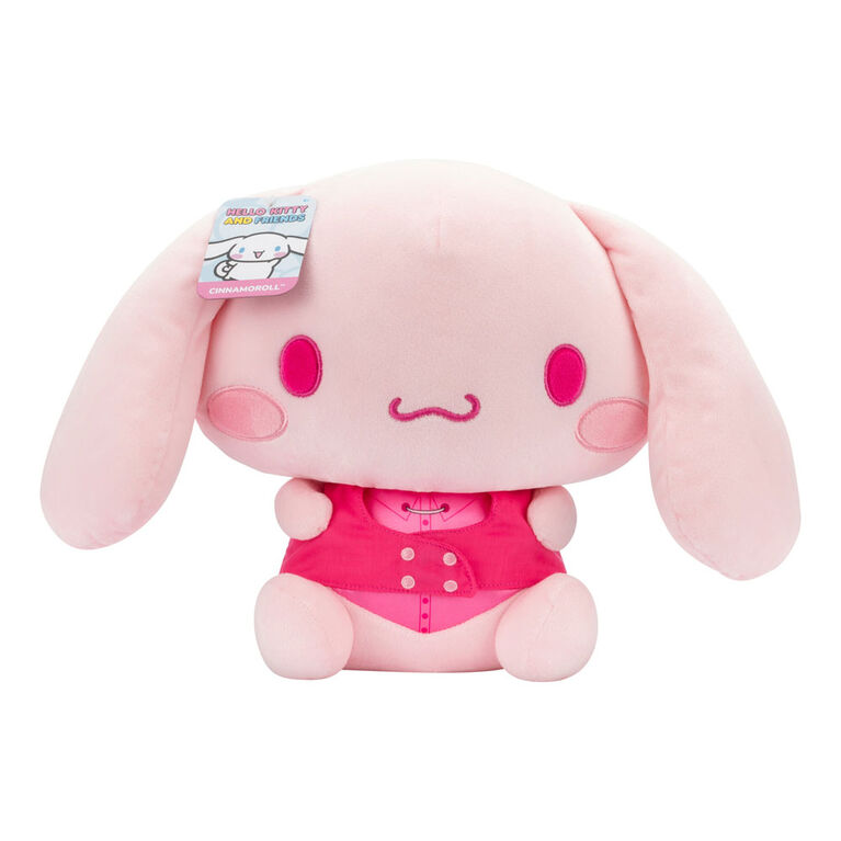 Hello Kitty & Friends 12" Plush: Pink Monochrome - Cinnamoroll