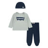 Levis 3 Piece Joggers Set - Grey - Size 3 Months