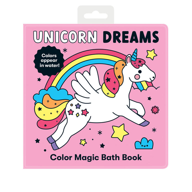 Unicorn Dreams Color Magic Bath Book - Édition anglaise