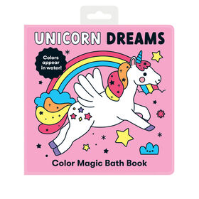 Unicorn Dreams Color Magic Bath Book - English Edition