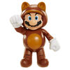 Nintendo-World of Nintendo 4" Figures Wave 4-  Tanooki Mario w/Coin