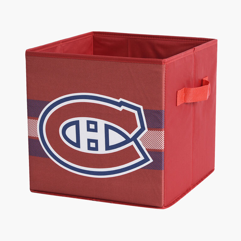 NHL Montreal Canadiens Foldable Storage Basket Bin Containers (Pack of 3)