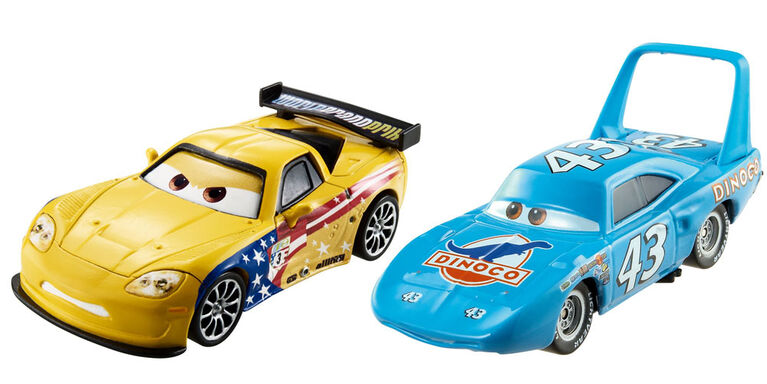 Disney/Pixar Cars Strip Weathers and Jeff Gorvette Vehicle 2 Pack