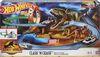 Coffret piste Confrontations et collisions Jurassic World: Dominion Hot Wheels, avec 1 véhicule Hot Wheels