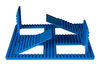Strictly Briks - Big Briks - 1 Trap and Gap Baseplate - 1625" x 1375" - 26 x 22 Pegs - Blue